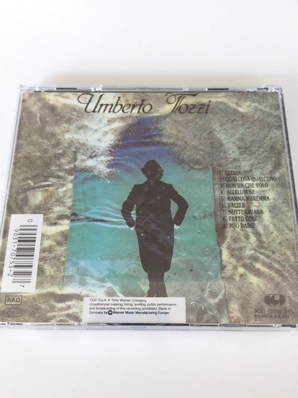 CD: UmbertoTozzi - Gloria – Usato da Rüti ZH venduto da alumedien 1
