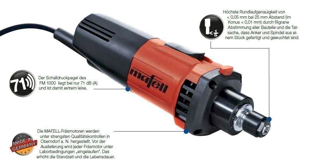 Drehen & Fräsen: MAFELL FM 1000 Fräsmotor – Neu und originalverpackt aus Bottighofen von zaap 5