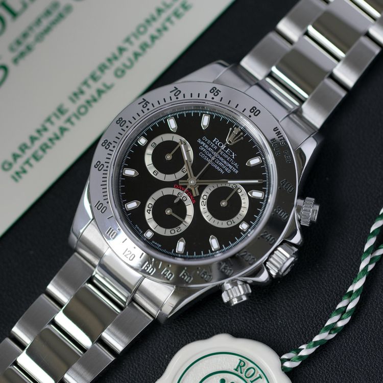 ROLEX DAYTONA 116520 BLACK 2004 ROLEX CPO 2024 (Gebraucht) in