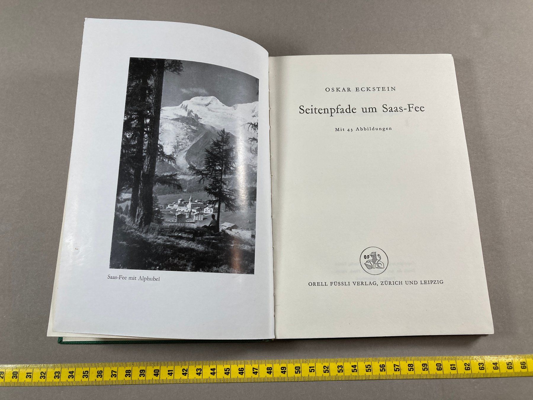 Libri: Oskar Eckstein: Seitenpfade um Saas-Fee – Usato da Lenzburg venduto da fh1 3