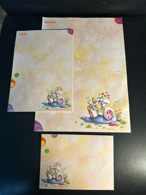 Carta: Diddl  Briefpapier Set 7 – Usato da Kloten venduto da Monkell
