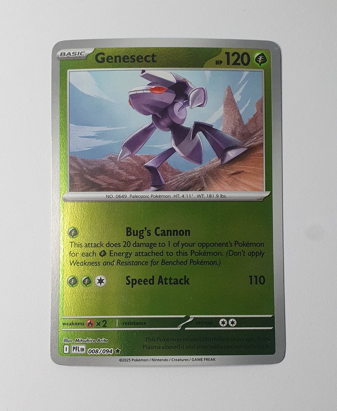 Pokémon Carte collezionabili: Genesect - Phantasmal Flames 8/94 - Reverse Holo (NM) – Nuovo (secondo la descrizione) da Gross venduto da ArcanaGameshop