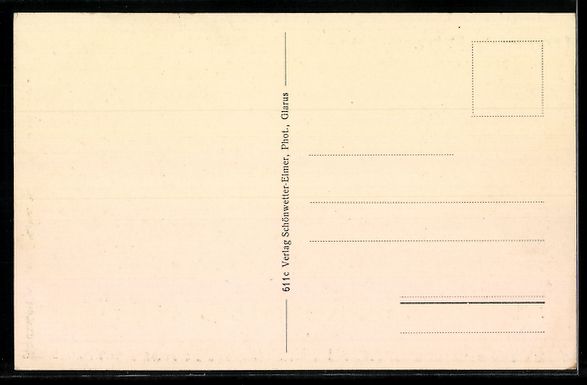 Cartoline postali: Braunwald, Hotel-Pension Alpenblick mit  – Usato da Berlin venduto da bartko-reher 1