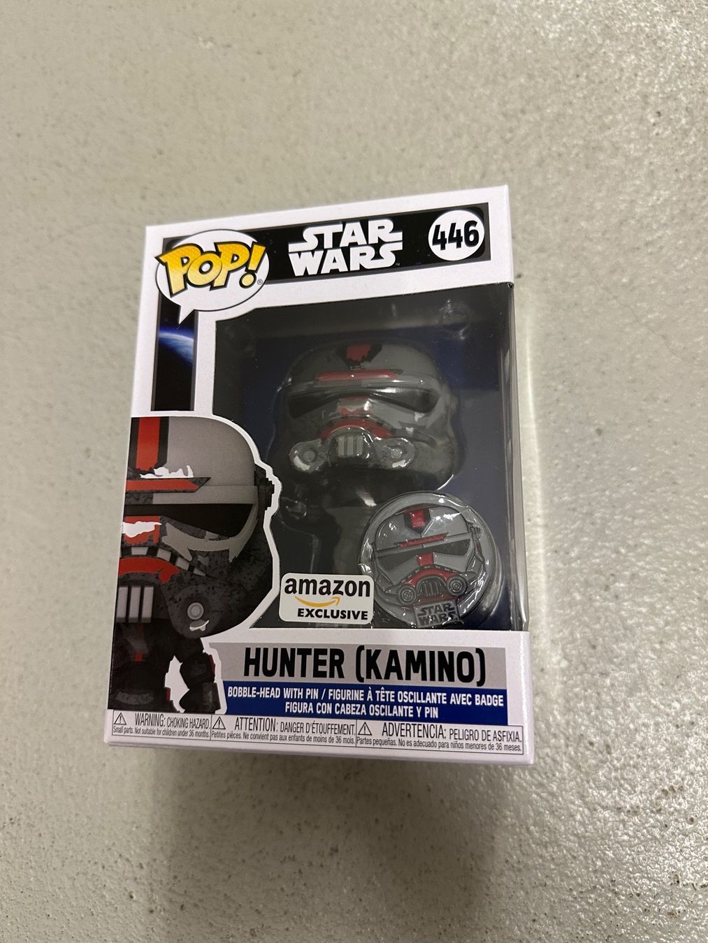 Star Wars Statuette: Funko Pop! Star Wars Hunter (Amazon Excl.) Nr. 446 – Usato da Adlikon b.Regensdf venduto da sof_v82f
