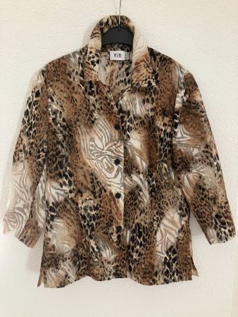 Sommer-SALE! Nur Fr. 9.90! Bluse mit Animaldruck