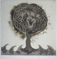 Tinguely Miriam,Lithographie"Baum"