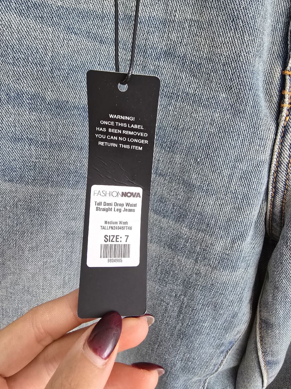 Jeans: Fashion Nova Jeans - Grösse 7 – Nuovo e nell'imballaggio originale da Rickenbach b. Wil venduto da Beautiful.Things 1