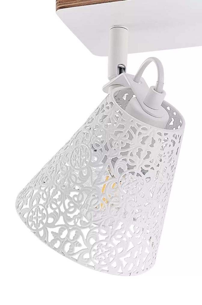 Lampade: Weisse Wandlampe/Deckenlampe mit Lochmuster, E14, Neu! – Nuovo (secondo la descrizione) da Wetzikon ZH venduto da mag_96fy 4