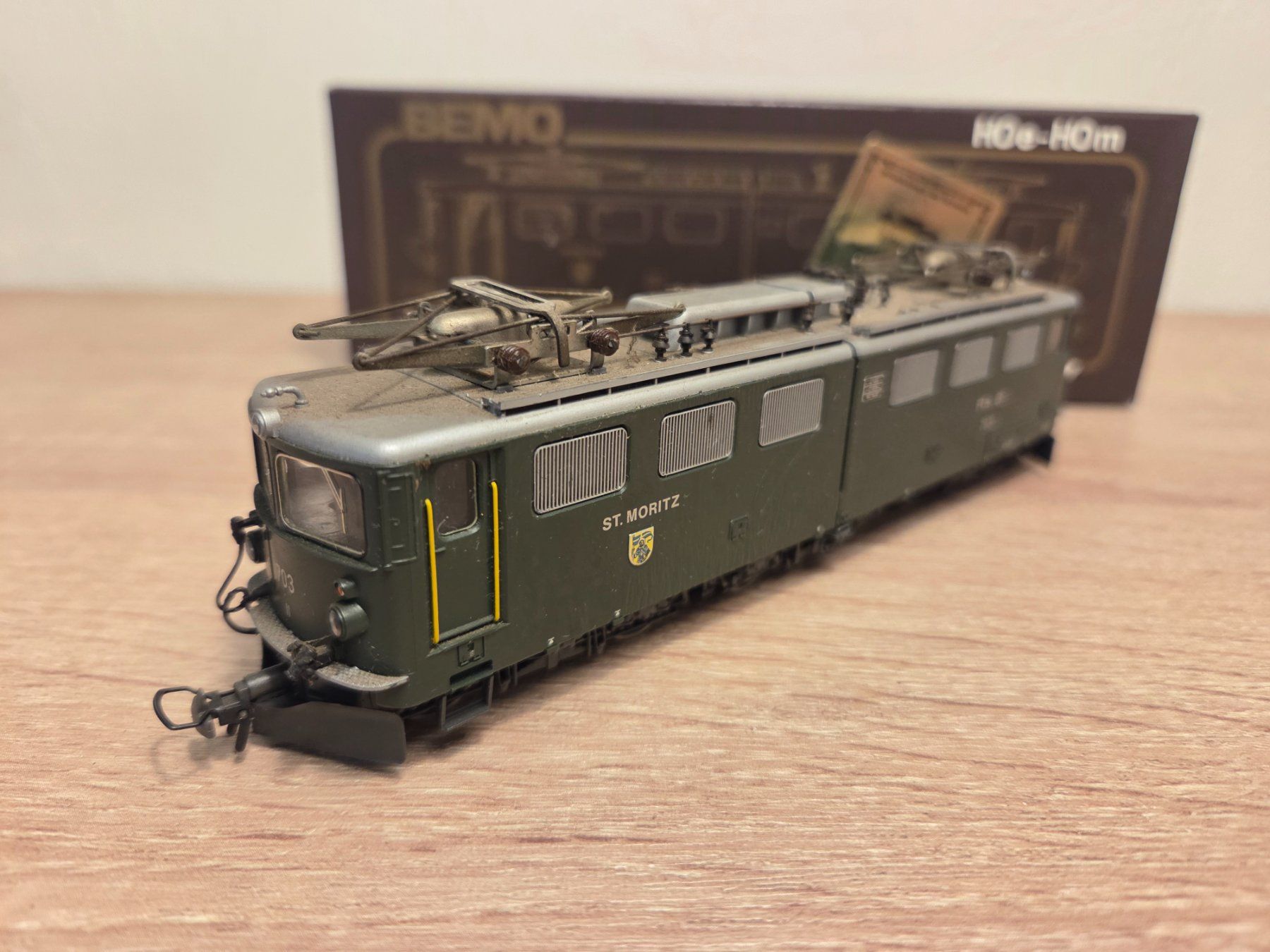 Bemo 1254/3 Ge6/6 RhB St. Moritz, Grün, 703, Analog, H0m,OVP | Kaufen auf