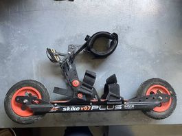 Skike V07 Plus Cross Skates inkl. Leki Stöcke ö