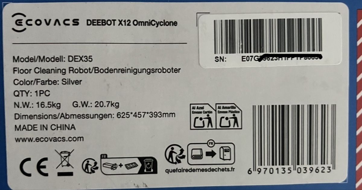Ecovacs Staubsauger & Zubehör: Ecovacs DEEBOT X12 OmniCyclone – Neu und originalverpackt aus Kreuzlingen von vlad_ro1 1