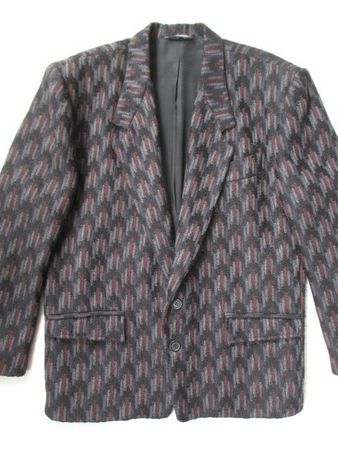 BYBLOS - 80s Vintage Jacke Blazer Gr. I 52 / D 46 oversized