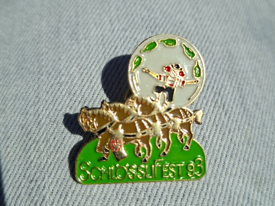 Plaketten & Abzeichen: Pin Schlössli-Fest 1993 – Gebraucht aus Erlinsbach von pfunky