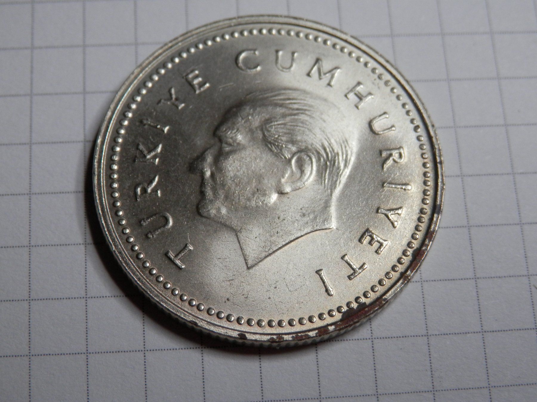 Alle Münzen: Türkei 1.000 Lira, 1993 – Gebraucht aus Weiach von weiach81