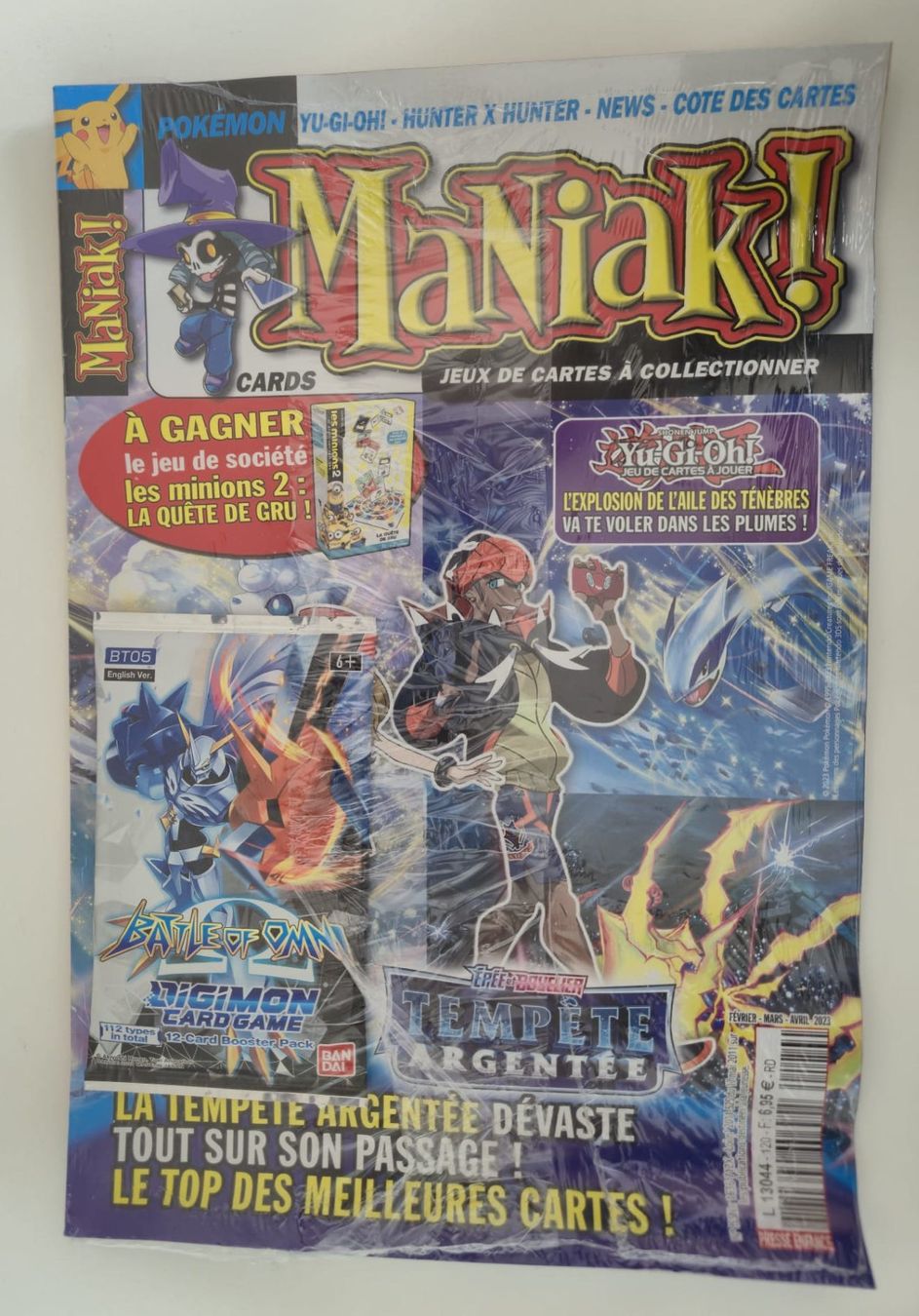 Bandai Sammelbilder & Trading cards: Digimon Maniak Magazine 02.2023 with free Booster BT05 – Neu und originalverpackt aus Biel/Bienne von DigiPok