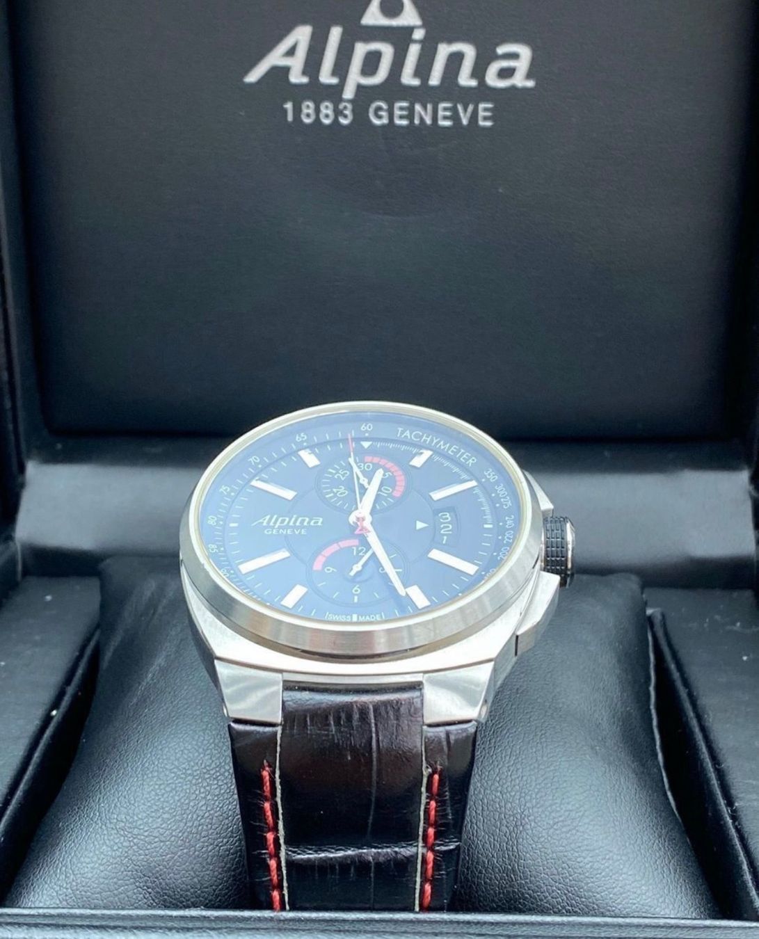 Alpina Orologi: Chronograph ALPINA Racing, Automatik – Usato da Walzenhausen venduto da Andro01 9