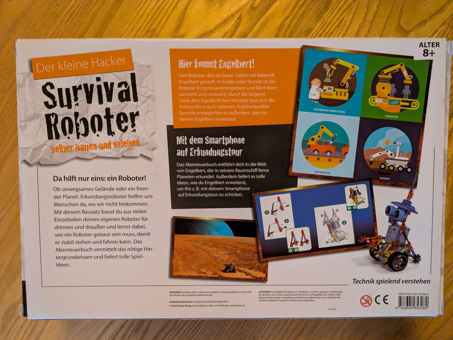 Kit di costruzioni: Franzis "Survival Roboter" - Der kleine Hacker | Neuwertig – Nuovo (secondo la descrizione) da Männedorf venduto da Pacer19 3