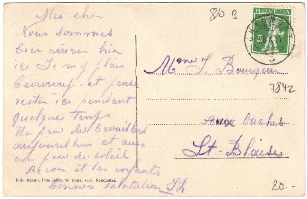 Ansichtskarten: Chaumont - Standseilbahn – Gebraucht aus Binningen von Mountainrider 1