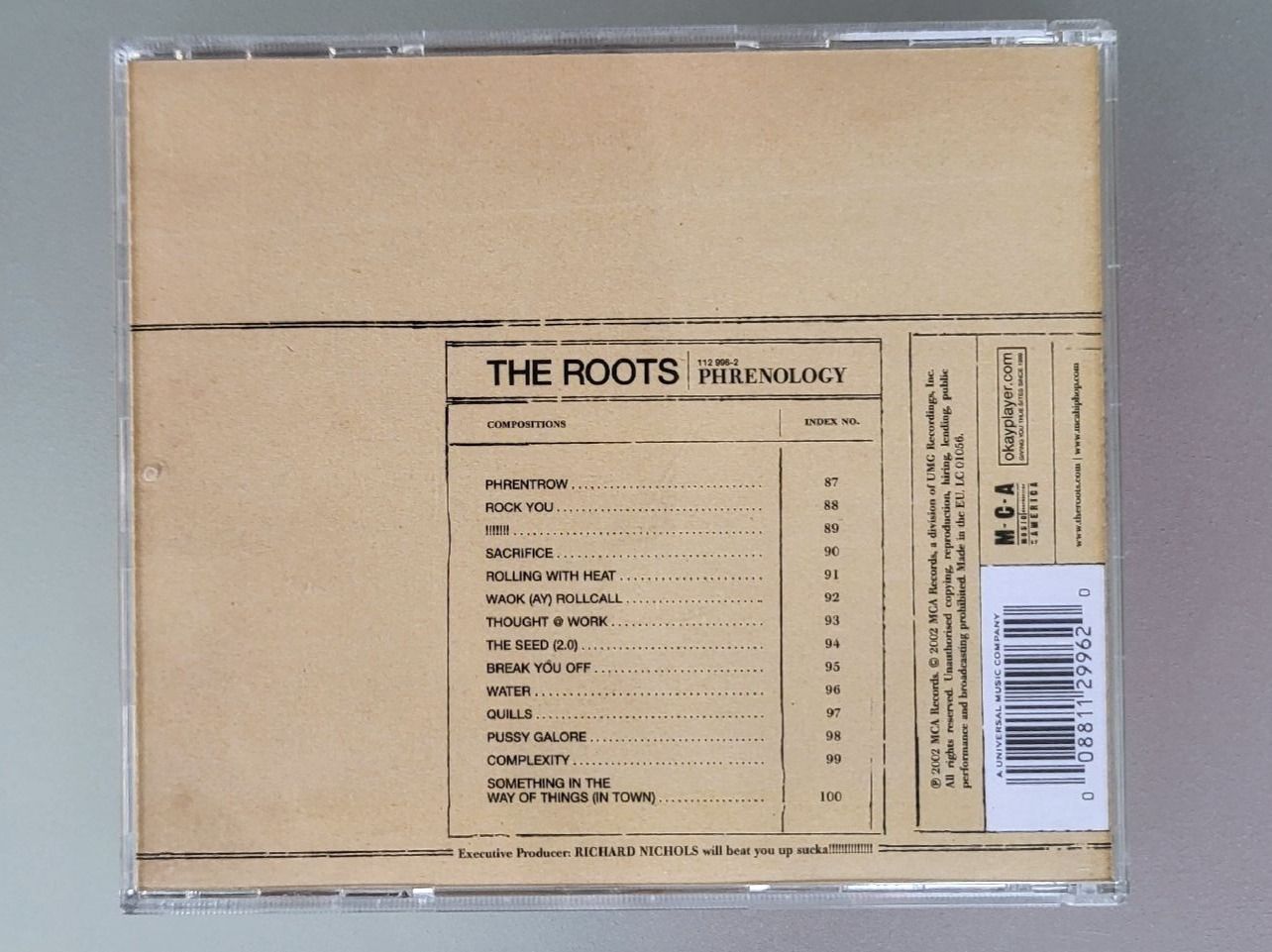 CD: The Roots: Phrenology (CD) – Usato da Sennhof venduto da patrikbi 1
