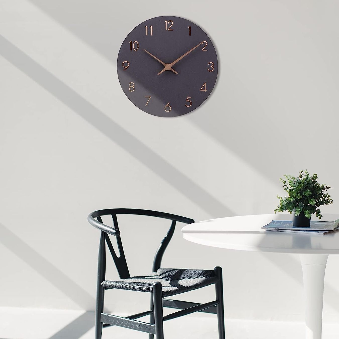 Orologi da terra & Orologi da parete: Holz Wanduhr Ohne Tickgeräusche 30cm – Nuovo e nell'imballaggio originale da Nuglar venduto da SaleRitter 3
