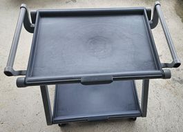 Chariot de service pliable sur roulettes
