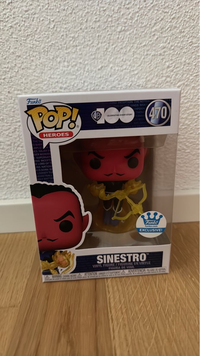 Funko Figuren: Funko Pop Sinestro 470 – Neu und originalverpackt aus Suhr von Dominick