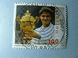 2007 Roger Federer Ersttag Vollstempel  1229