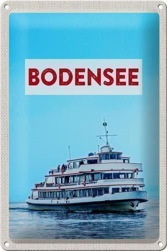 Schilder: Blechschild-BODENSEE MIT PASSAGIERSCHIFF – Neu und originalverpackt aus Rupperswil von big-one-sale