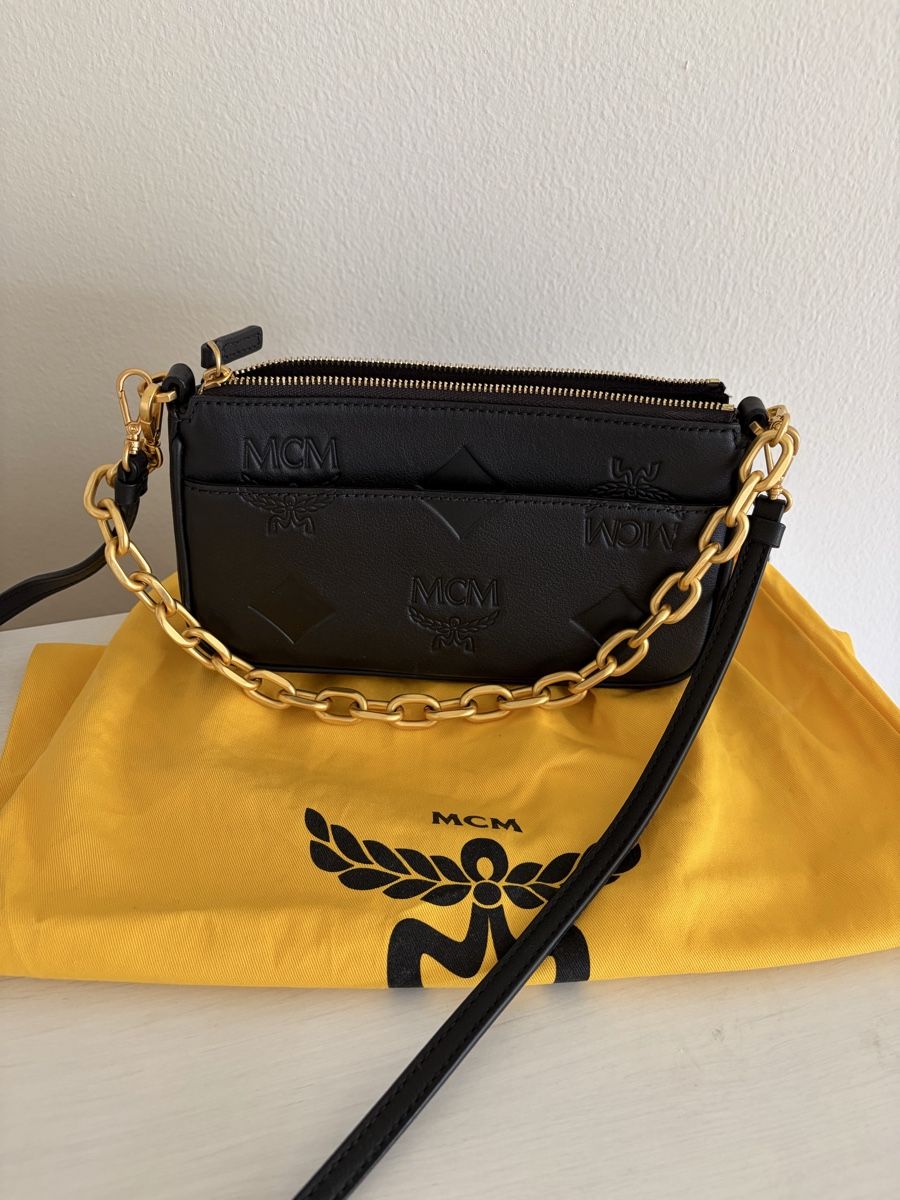 Mcm Taschen für Damen: MCM Aren Maxi Monogram Pouch - Clutch – Neu (gemäss Beschreibung) aus Siebnen von oovirginiaootja 2