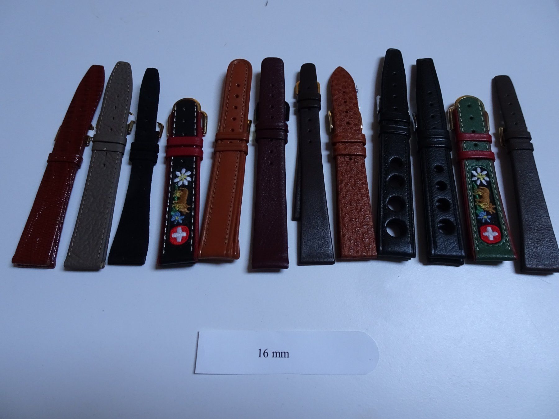 Bracciali & Braccialetti: Uhrenbänder aus Leder verschiedene Grössen #2 – Nuovo (secondo la descrizione) da Winterthur venduto da Sintoras01 5