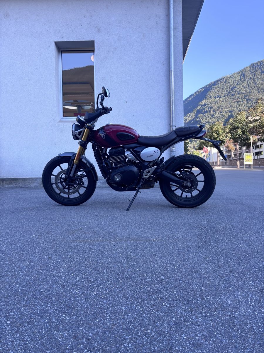 Triumph Route: Triumph Scrambler 400 X – D'occasion à Münchenbuchsee par bennico360 1