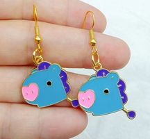 BTS BT 21: 1 paire boucles d'oreille Mang
