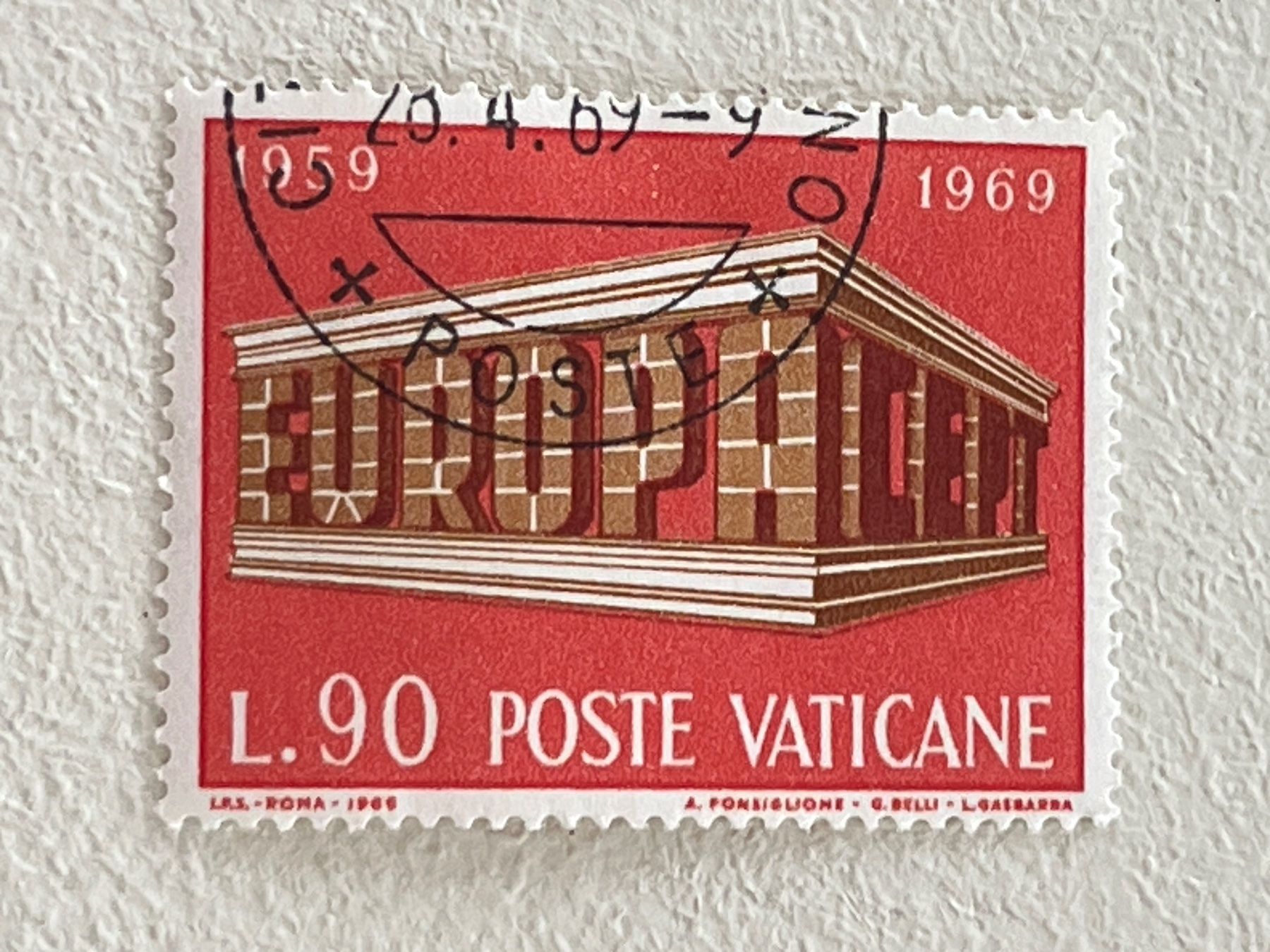 Alle Briefmarken: Briefmarke: Città del Vaticano – Gebraucht aus Chiasso von AzenYa