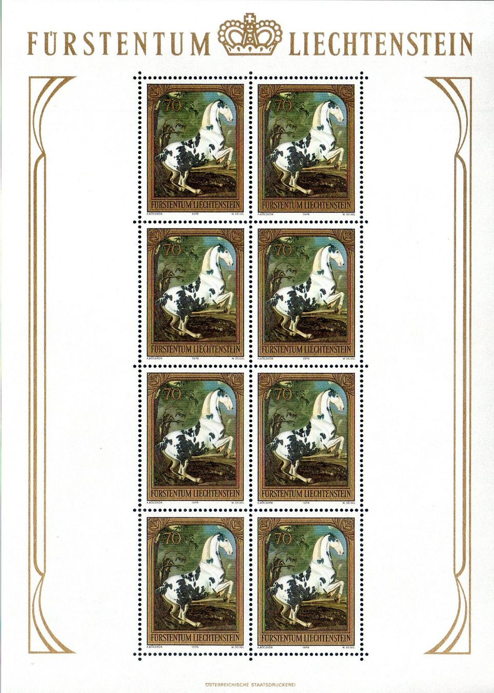 Tous les timbres: ** POSTFRISCH ** BILDNIS EINES SCHECKEN LIECHTENSTEIN -LI142 – Neuf (Voir description) à Losone par EM2019