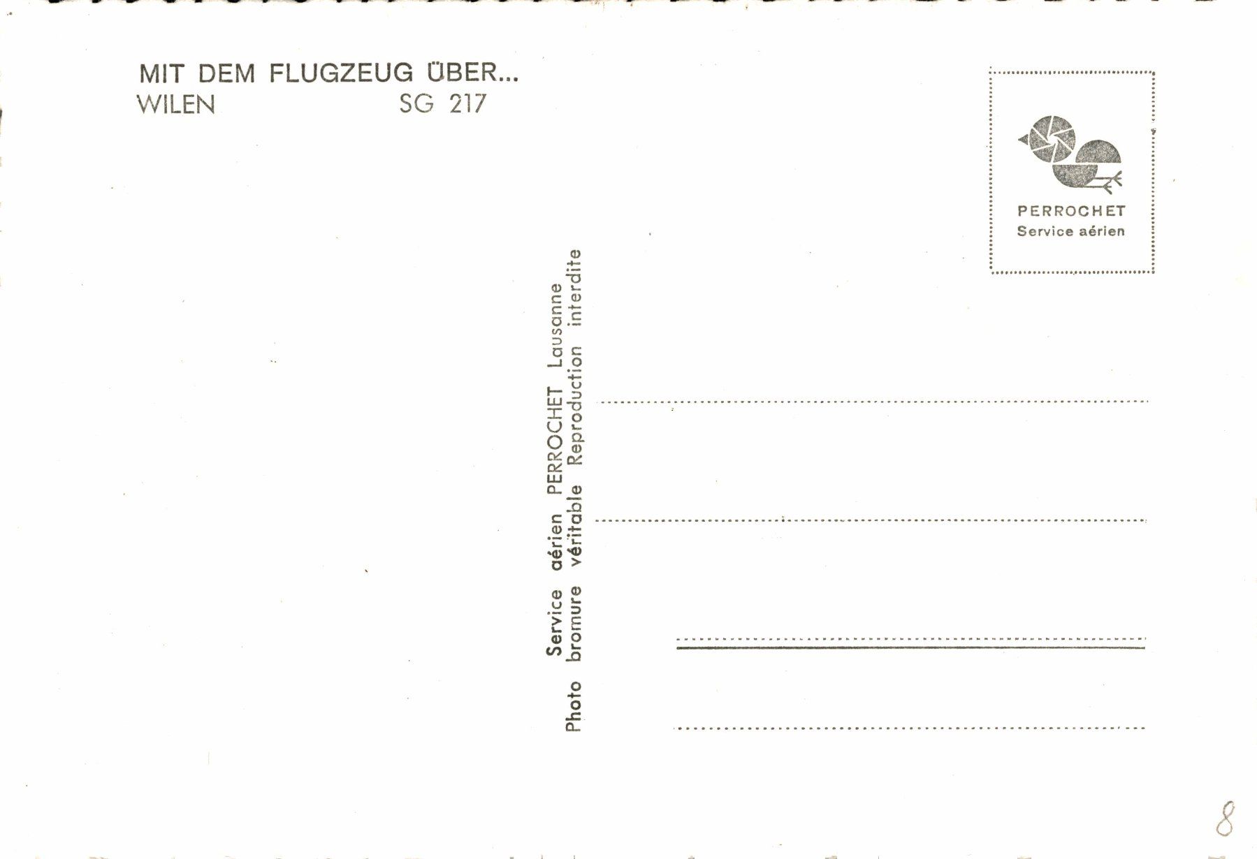 Cartoline postali: Mit dem Flugzeug über ... Wilen – Usato da Bronschhofen venduto da Astore 1