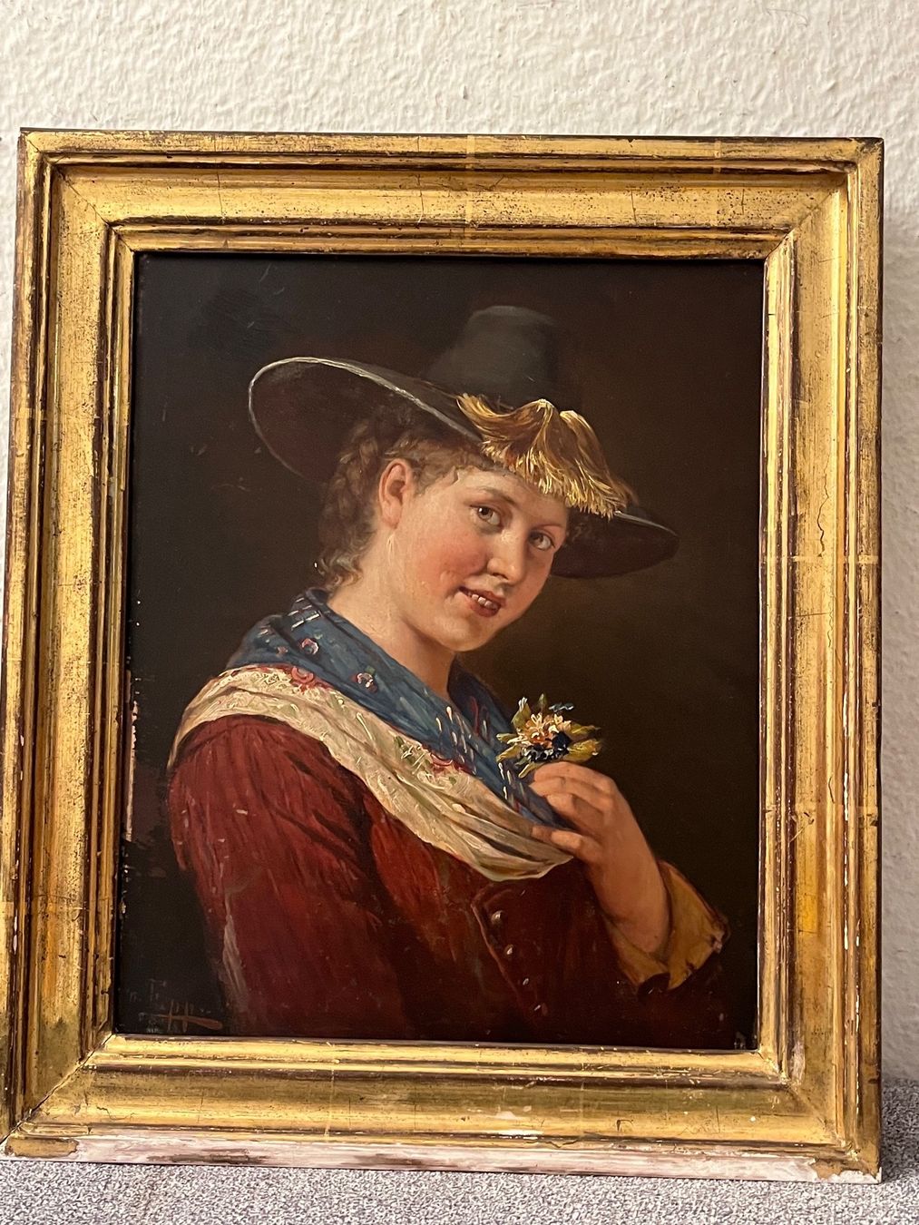 Dipinti: RUDOLF EPP (1834 Eberbach- 1910 München) Wunderschöne Stück – Usato da Basel venduto da PAUL_ART 2