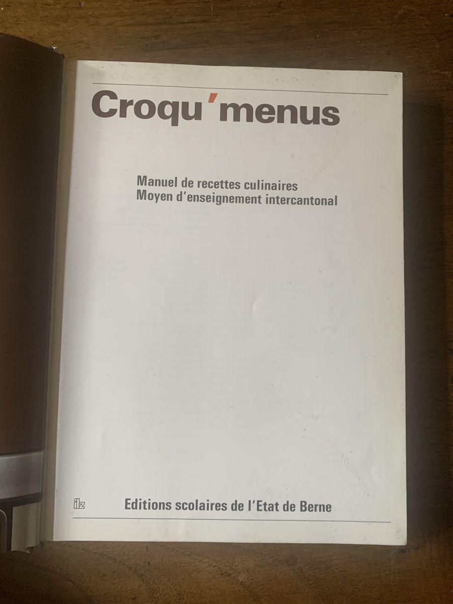 Bücher: Croqu’menus – Gebraucht aus Montreux von Barber_Swiss_Vintage 3
