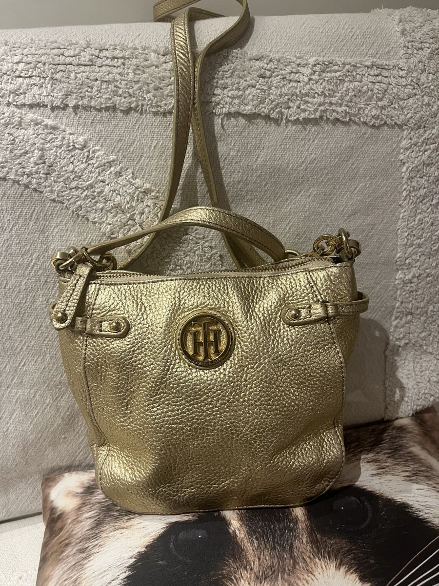 Tommy Hilfiger Borse da donna: Tommy Hilfiger Handtasche Gold – Usato da Turgi venduto da SvetlaM 5