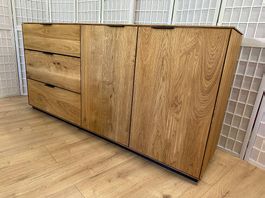 Sideboard LUGANO Wildeiche massiv 190 x 90 cm