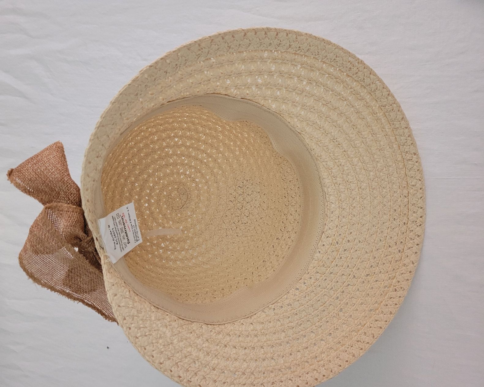 Hüte, Mützen & Caps: Wunderbarer Sommerhut mit Schleife – Gebraucht aus Bünzen von Milly32 2