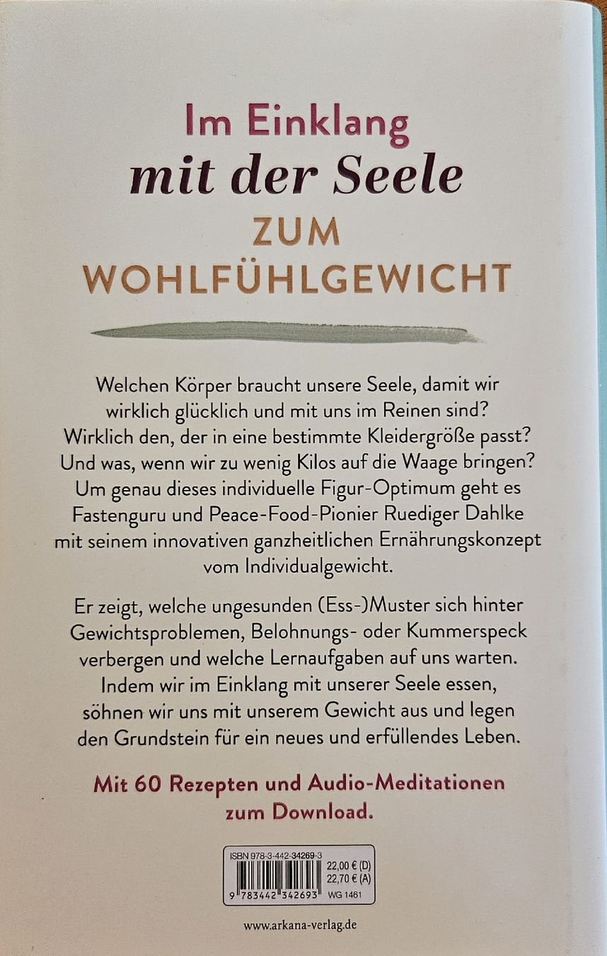 Bücher: Ruediger Dahlke Mein Individual - Gewicht – Gebraucht aus Kefikon TG von pelikan18 1