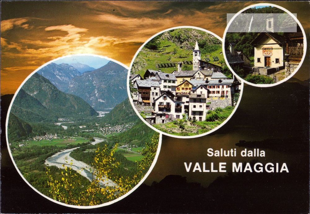 AK 1990 CH Valle Maggia Aurigeno Maggia Gebraucht In Eggersriet 