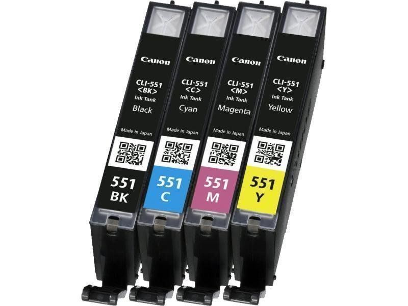Canon Cartucce per stampanti & toner: Canon CLI-551 cmybk 4x7ml Multipack NEU – Nuovo e nell'imballaggio originale da Zürich venduto da wearehappy 1