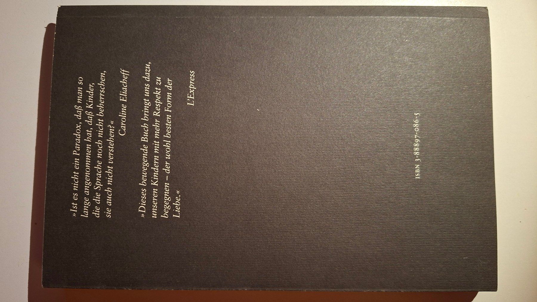 Libri: Caroline Eliacheff: Das Kind, das eine Katze sein wollte – Usato da Dietikon venduto da Buchantiqdietikon 1