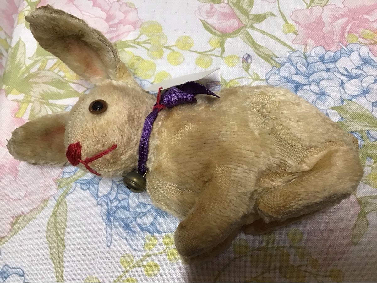 Steiff Giocattoli: Alter Steiff Viscose Plüsch Hase – Usato da St. Gallen venduto da Goldlilly