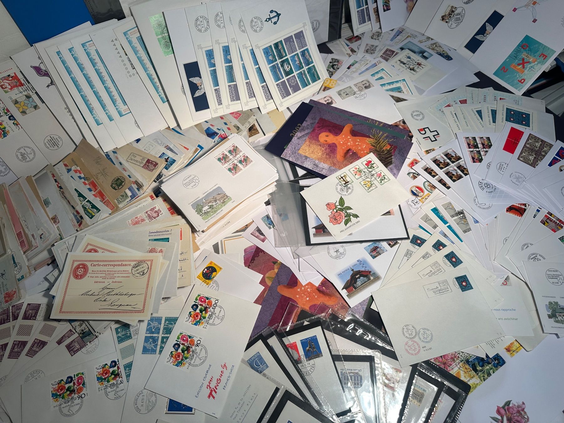 Alle Briefmarken: XXL Briefe Sammlung FDC Bedarfsbriefe usw. – Gebraucht aus Stettfurt von 2442 5