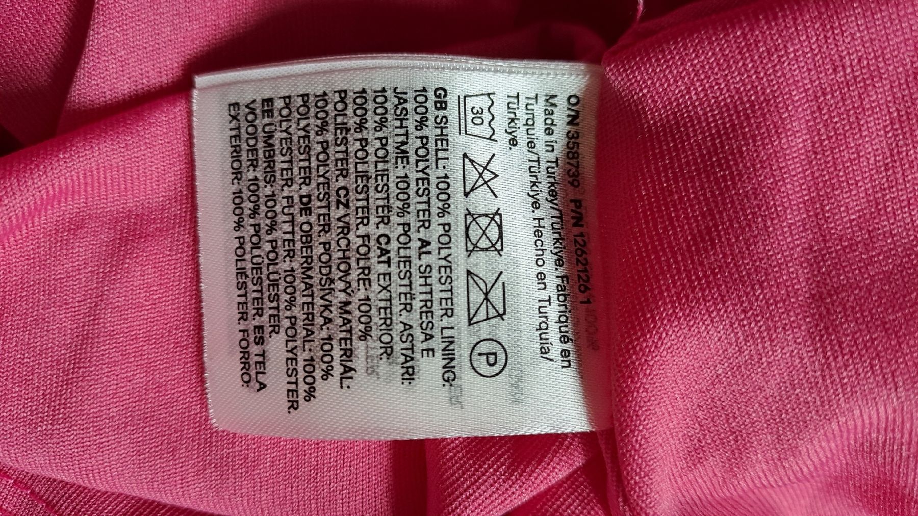 H&M Gonne: Jupe plissée rose vif, légère – Nuovo e nell'imballaggio originale da Rolle venduto da Loutre84 5