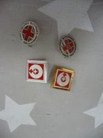 4 Abzeichen Blutspende