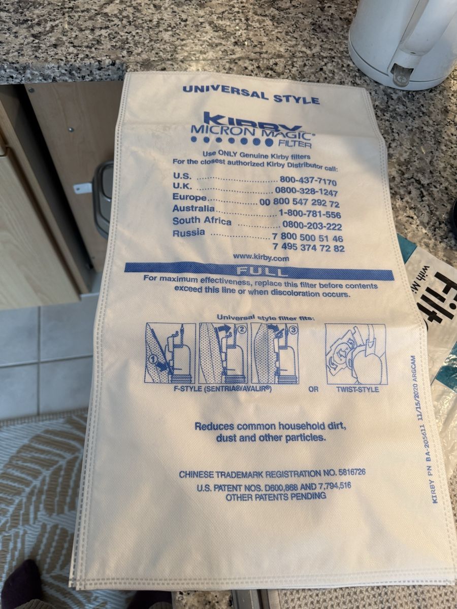 Altro per la casa: Kirby Filterbütel Micron Magic 4 stk ,  universal  – Nuovo (secondo la descrizione) da Turbenthal venduto da 310707 2