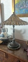 Lampe Tiffany vitrail abat-jour style vintage bon état